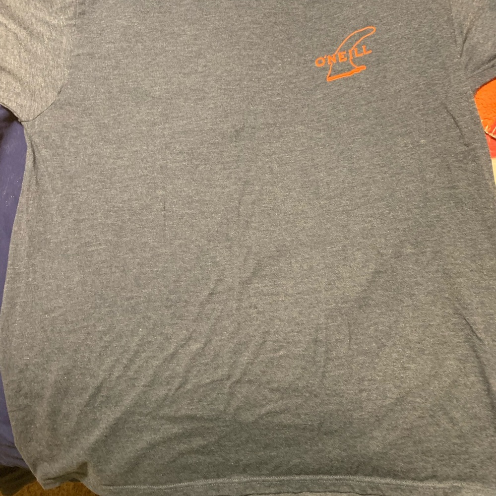 O'Neill Men's Gray/Blue T-Shirt